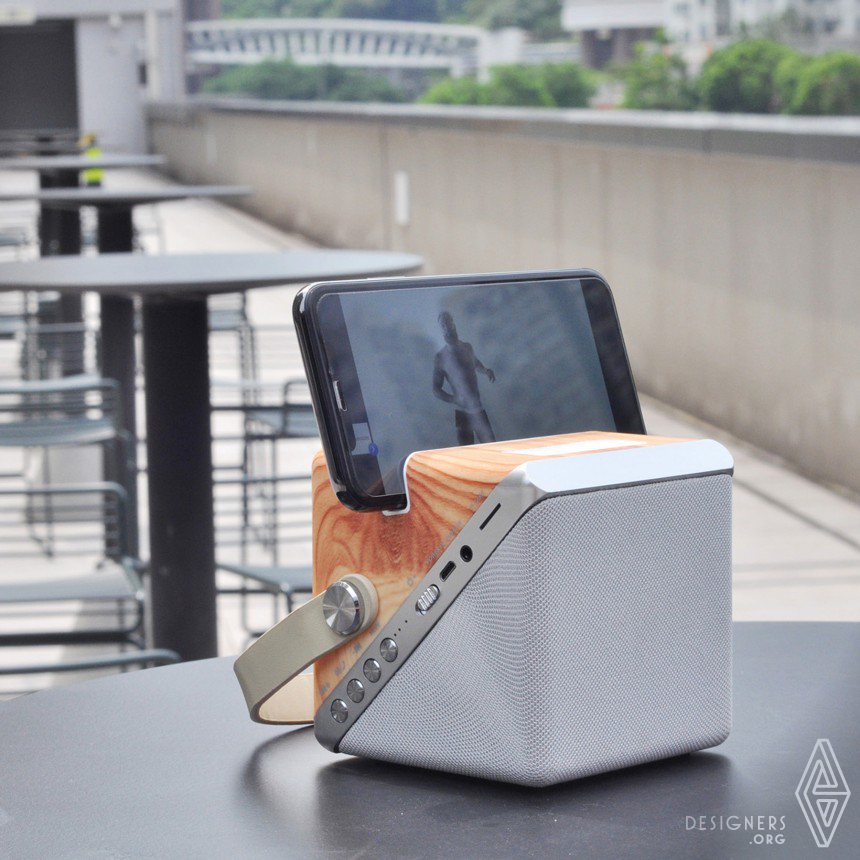 Wireless Charger with Bluetooth Speaker by Fai Leung