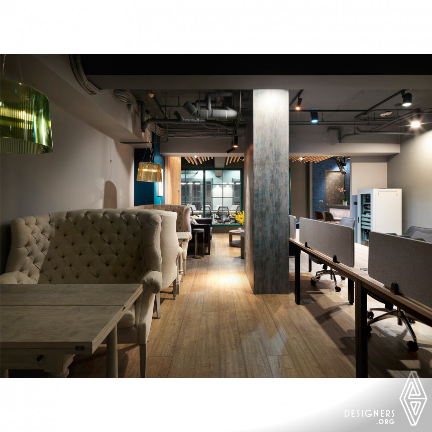 Coworking Office by SeeING Design Ltd 