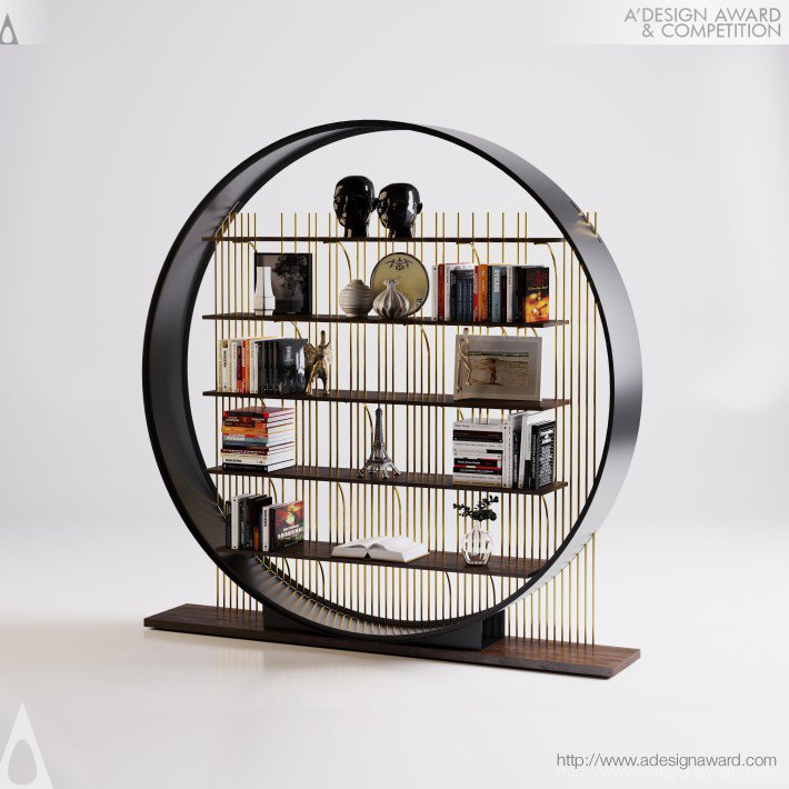 Ring Bookshelf by Kawn Designs