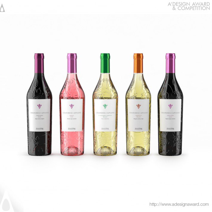 Avanza Packaging &amp; BA - Grandes De Apiane Wine Bottle