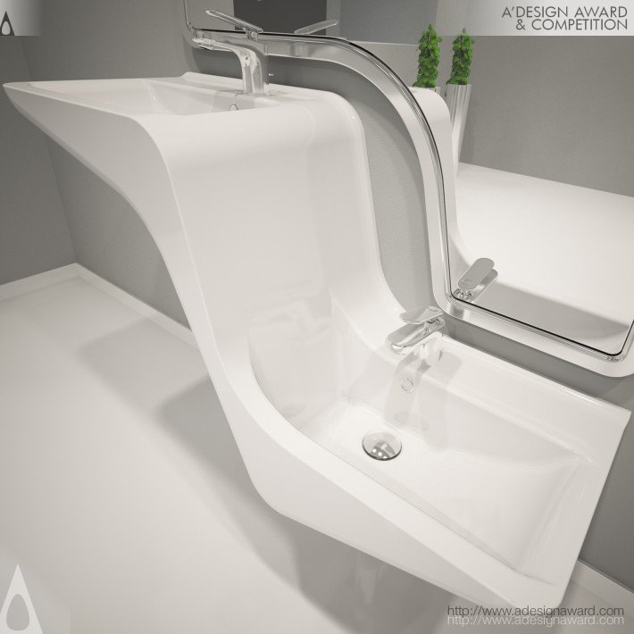 Bien Seramik Design Team Washbasin-Family Unit