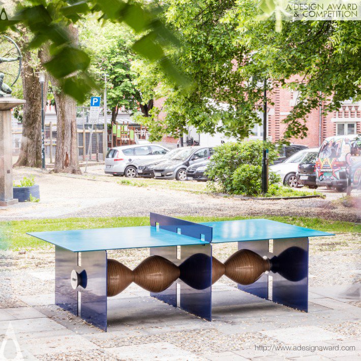 Sandane Ping Pong Table by Torgeir Stige