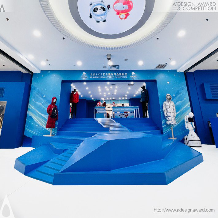 Beijing Winter Olympics Flagship Store by Xiaolu Zhang