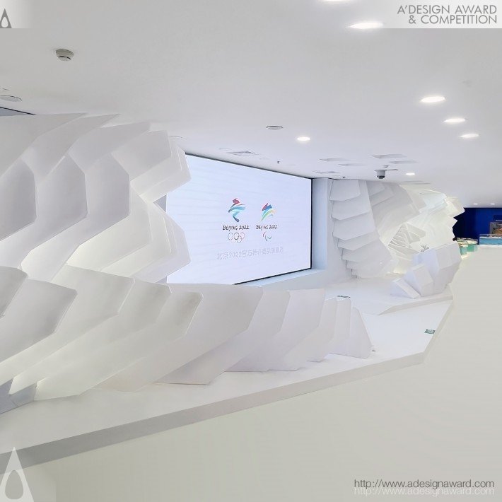 Beijing Winter Olympics Flagship Store Commercial Space Design by Xiaolu Zhang