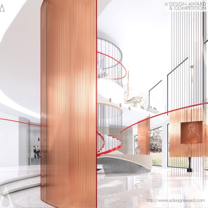 The Joy of Swimming Fish Exhibition Space Design by Qian Zhen