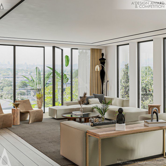 Bright Luxe Modern Villa by Ezgi Gokce
