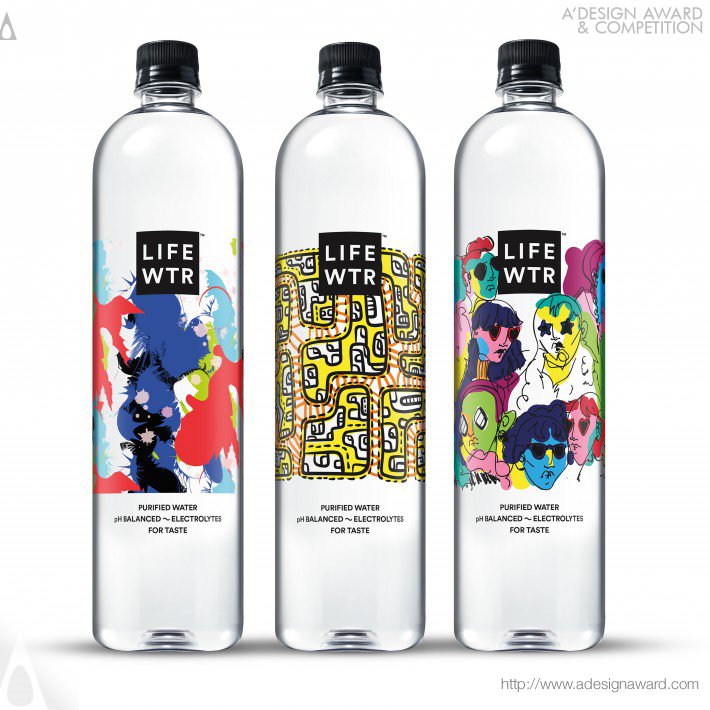 Lifewtr Series 3:emerging Fashion Design Brand Packaging by PepsiCo Design and Innovation