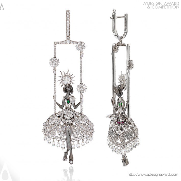 Margarita Prysiazhniuk - Fairies Kinetic Earrings