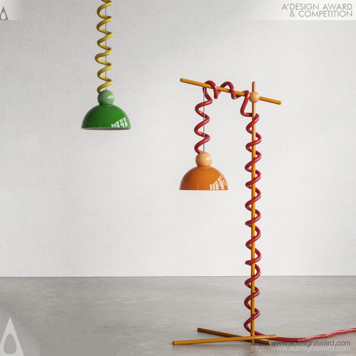 Helix Lamp by Liming Chen
