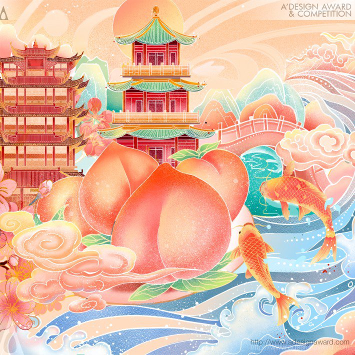 Wonderland Fruit Packaging Illustration by Chia-Liang Lin Xi-Ting Huang Sheng-Er Yu