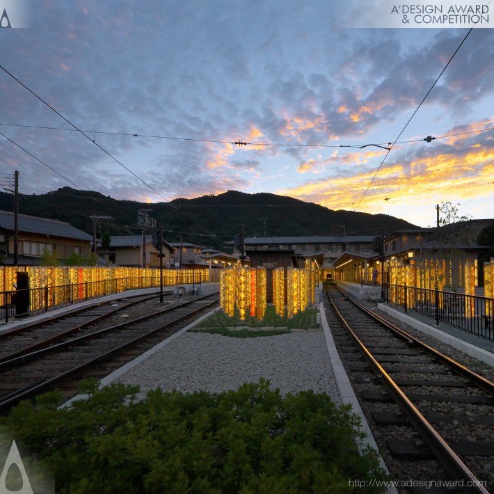 Randen Arashiyama Station Railway Station by Yasumichi Morita