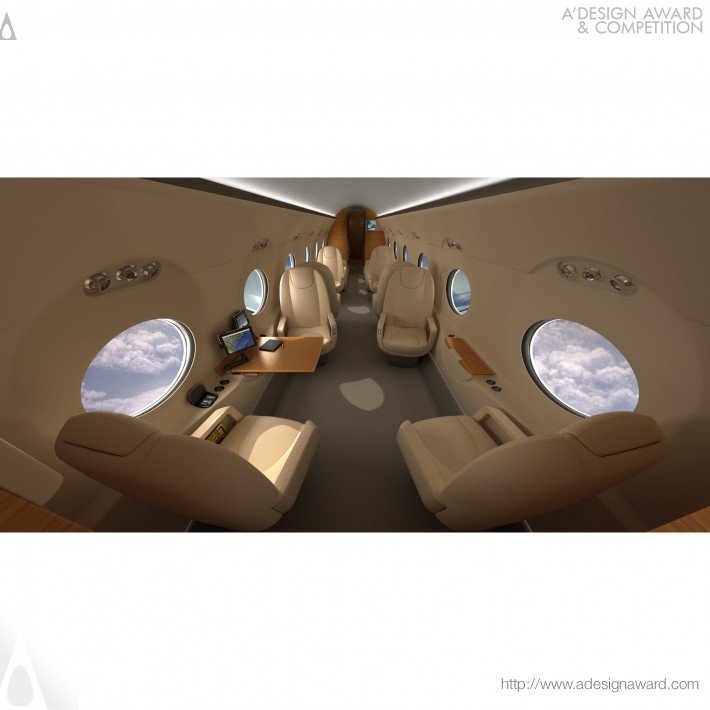 Stefan Radev - Gulfstream G550 Visions Edition Airplane Interior Design and Exterior Graphics