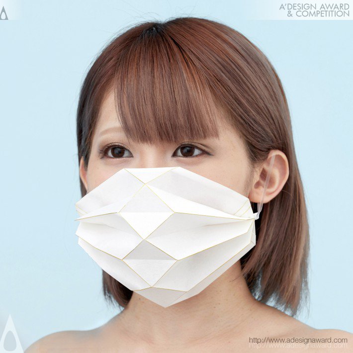 A' Award and Competition - Images of Origami Mask by Yuriko Wada