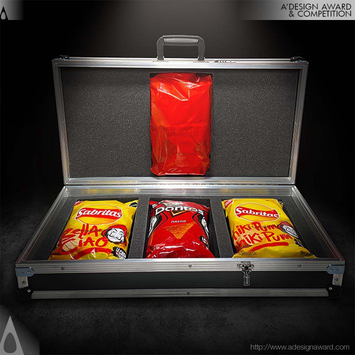 PepsiCo Design and Innovation - Sabritas X Netflix Money Heist Food Packaging