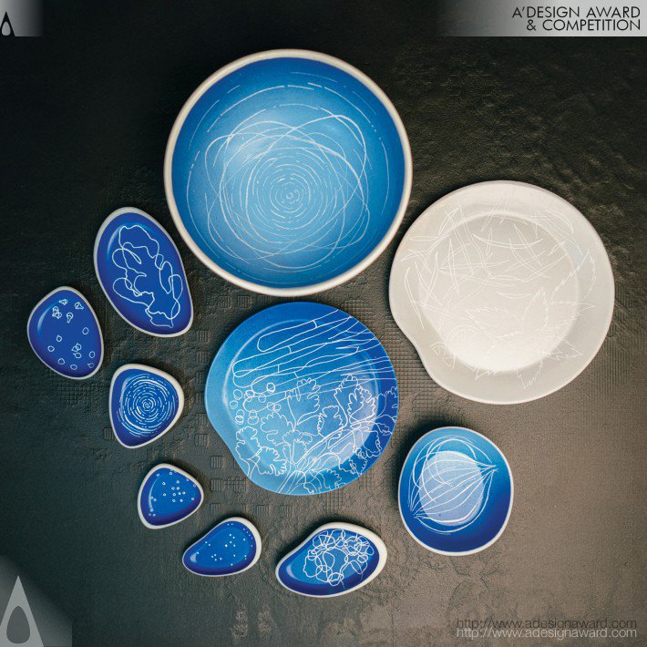 Dam Da Ceramic Set by Ann Dinh