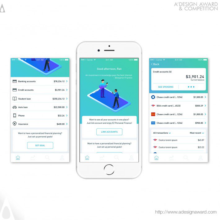 Ran Li - Ez Personal Finance Mobile Application