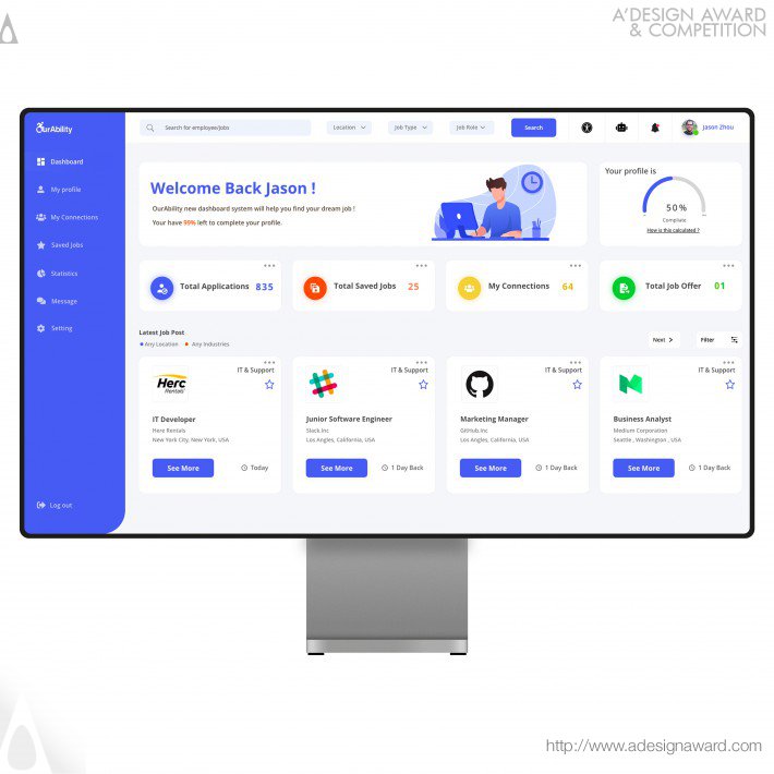 ourability-connect-dashboard-by-zilin-zhou