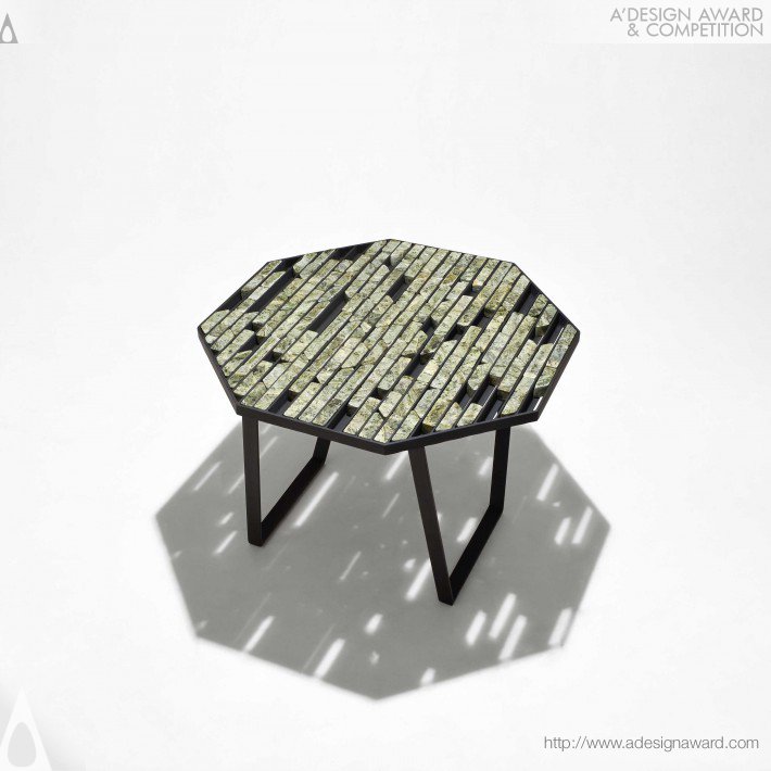 Warp and Woof Tea Table by Omid Mohammadi