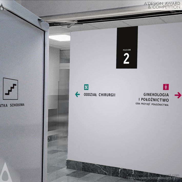 Waycludi Signage Hospital System by Małgorzata Sobocinska-Kiss