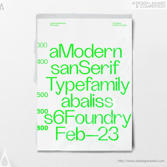 Typeface Specimen by Paul Robb