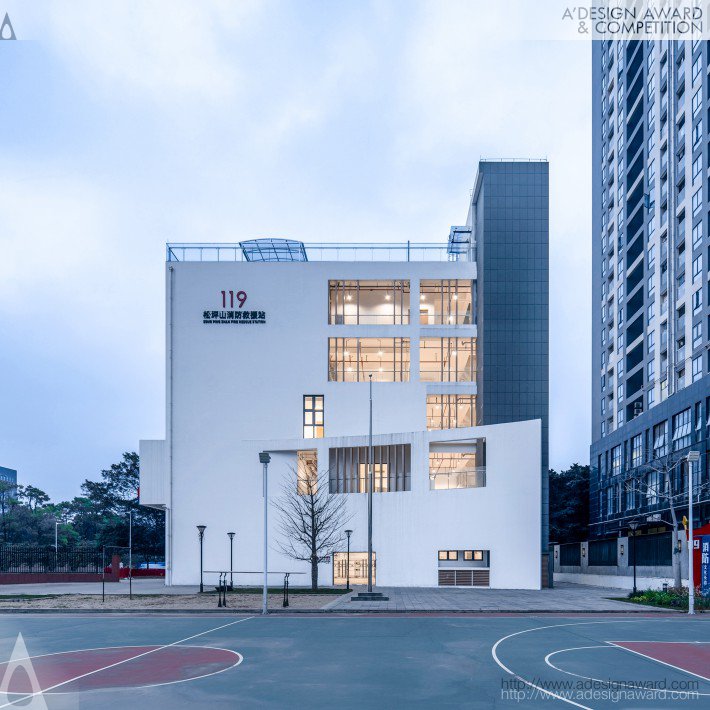 Songpingshan Fire Station by SUIADR