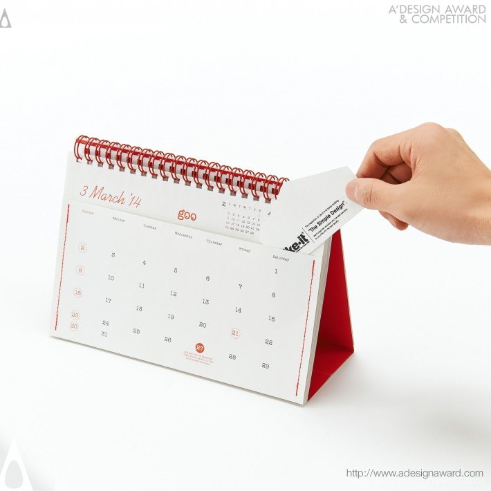 Katsumi Tamura - 17th Goo Calendar “12 Pockets 2014” Calendar