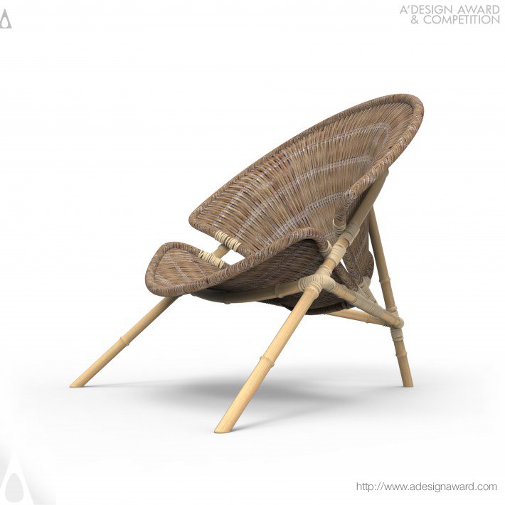 Bamboo Leisure Chair Chair by Wei Jingye