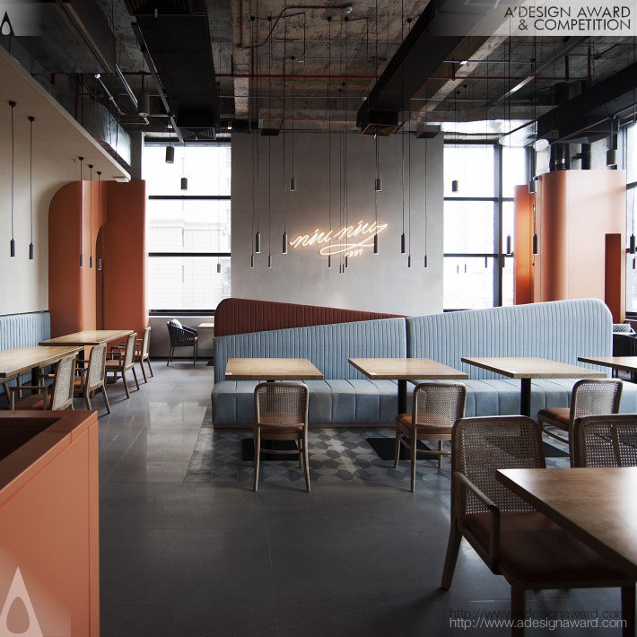 Niu Niu Western Food Restaurant Space by Mingbin Yang