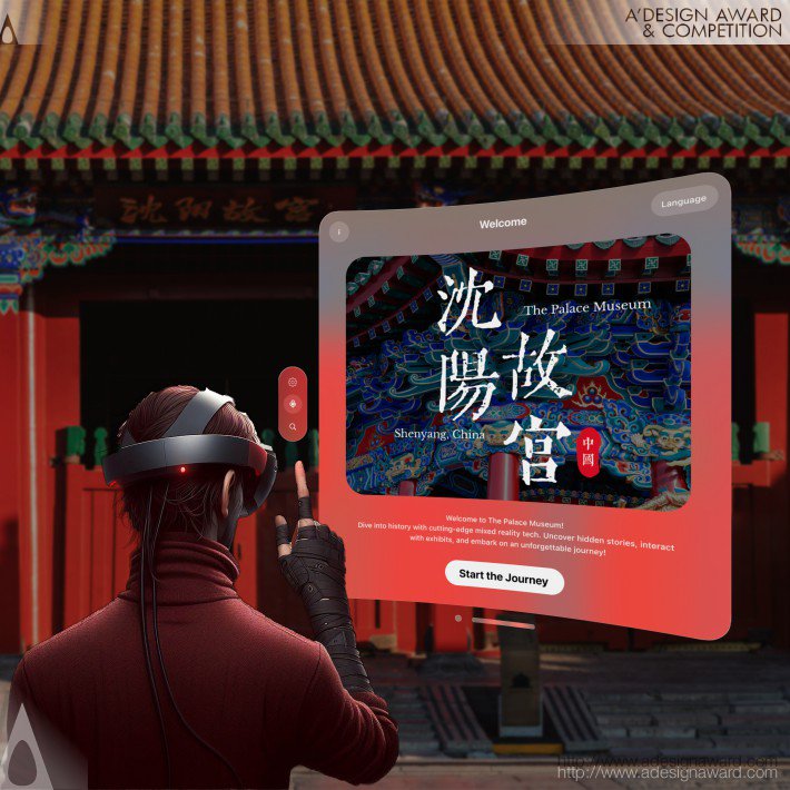 Mukden Palace Experience Mixed Reality Interface by Jiayi Chen