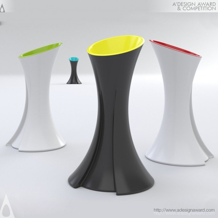 Bruno Oro - Curva Vase Collection Vase