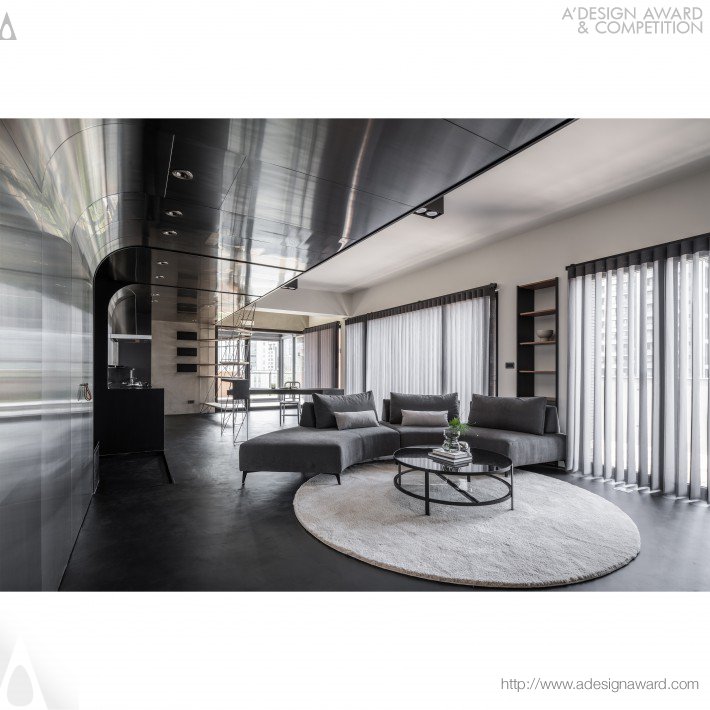 Transparency Residential Interior Design by Li-Yu Cheng