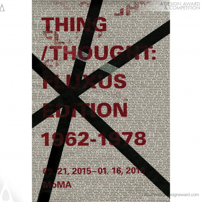 Fluxus Poster Design For Moma Fluxus by Qingru Joy Wu