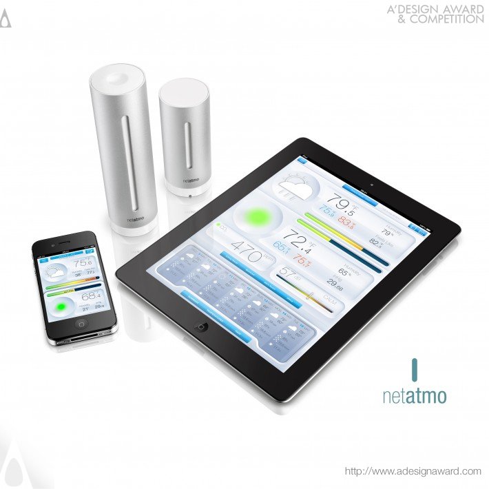 Netatmo Urban Weather Station Weather Station by Alexandre Moronnoz, Adrien Campagnac