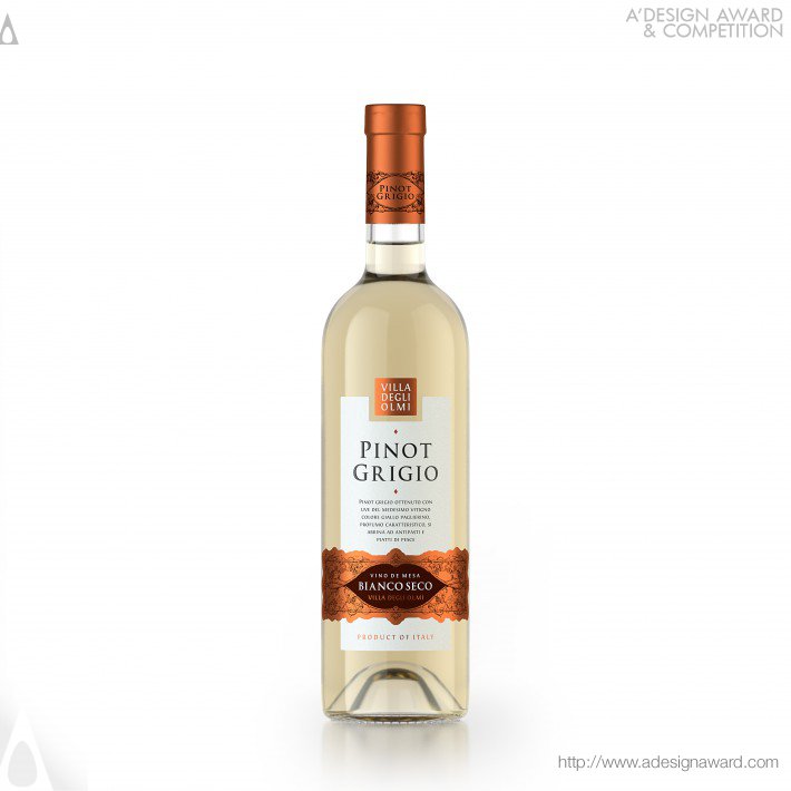 Villa Degli Olma Wine Label by Valerii Sumilov