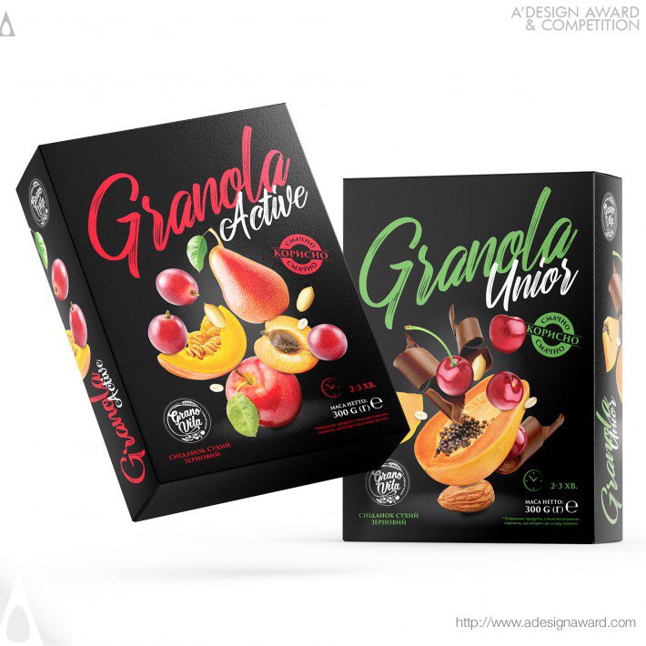 Olha Takhtarova - Granovita Granola Packaging