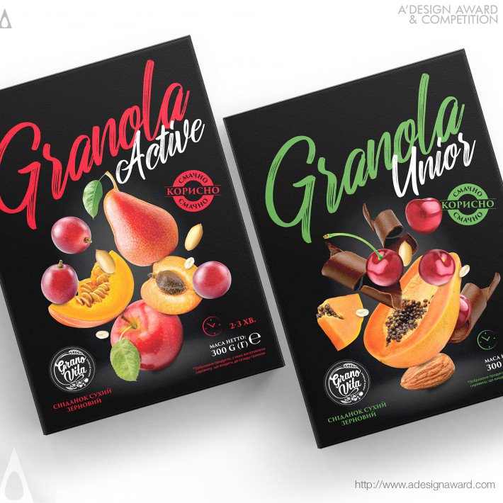 Granola Packaging by Olha Takhtarova