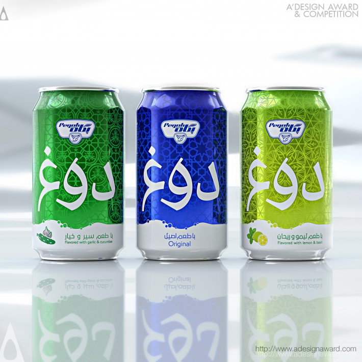 The Doogh, Traditional Yogurt Drink Packaging by Hasan Yoghar