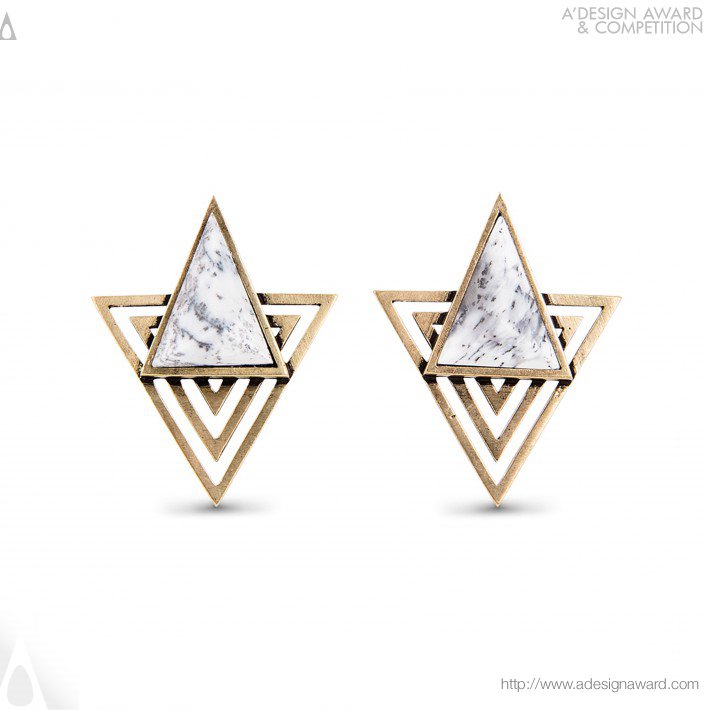 Synthesis Stud Earring by Harsha Ambady