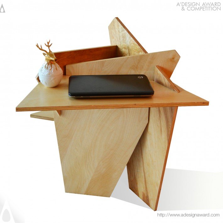 Joyce Chan - The Origami Rose Multifunctional Table