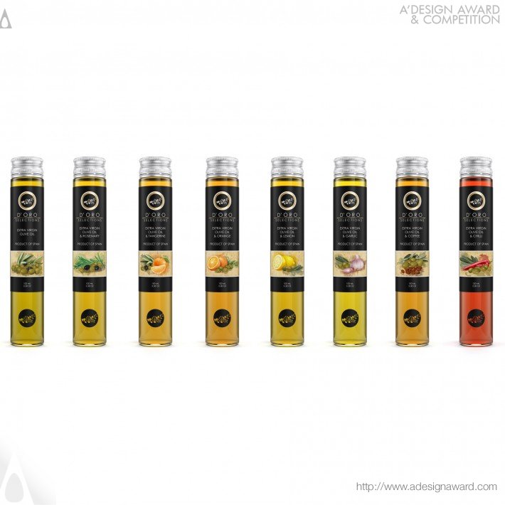 D&#039;oro Extra Virgin Olive Oils Range by Guilherme Jardim