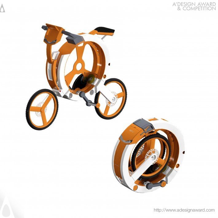 Donut Folding Bicycle by Arvind Mahabaleshwara