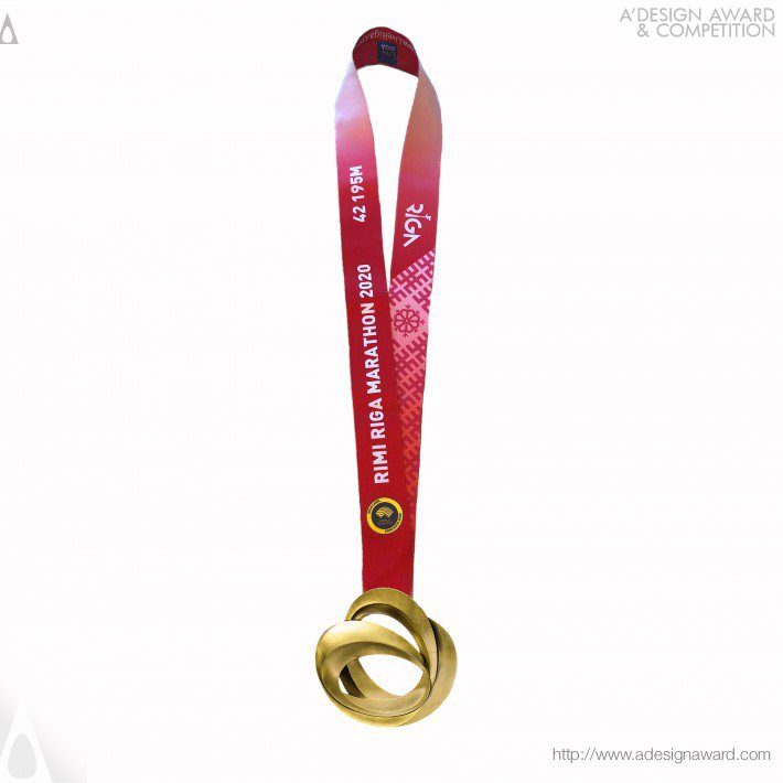 Riga Marathon 2020 Runner&#039;s Medals by Junichi Kawanishi