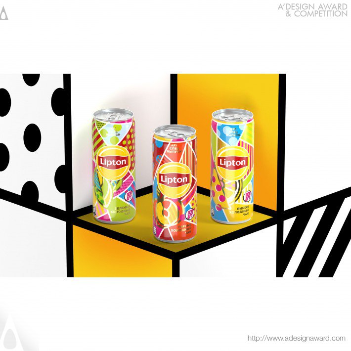 Lipton Pop Art Special Edition Beverage by PepsiCo Design and Innovation