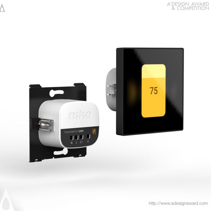 Digital Room Control Button by Niko Design Team