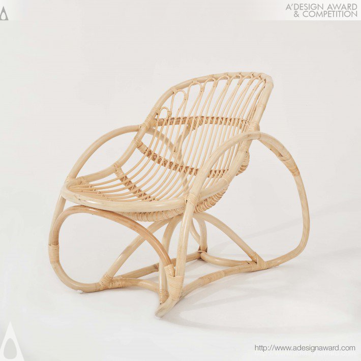 U-Comfort Rattan Chair by Jian Yang