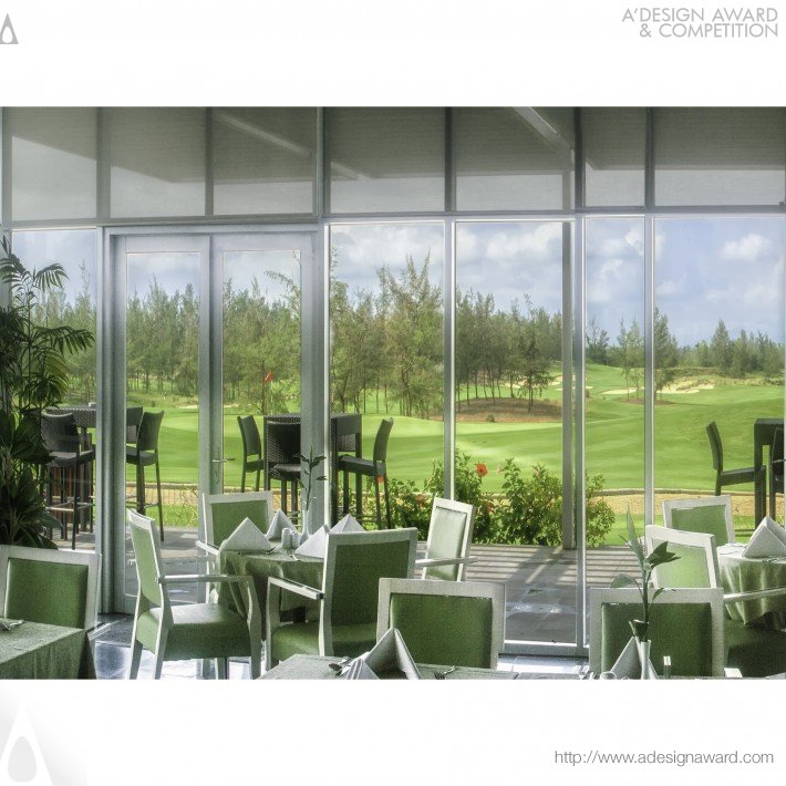 Golf Club Lounge by Mario J Lotti