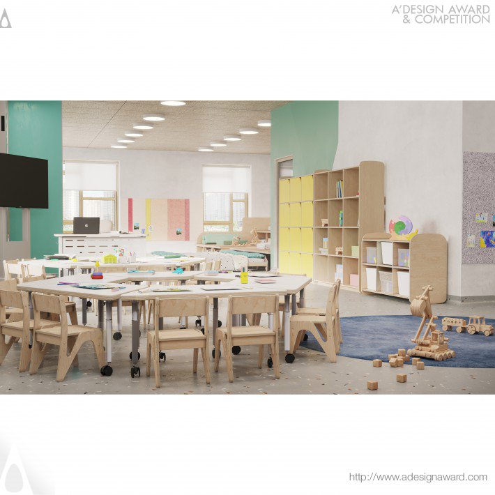 Kaleidoscope Kindergarten by Design studio EduDesign