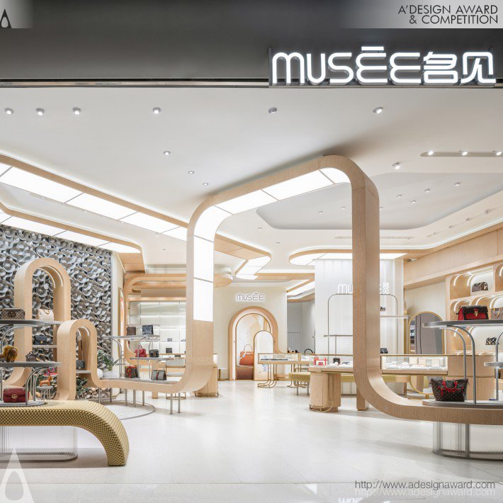 Musee Beijing Flagship Store Retail Design by Mo Zheng