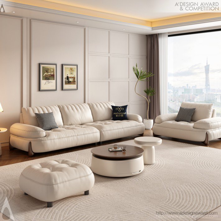Elegant Arc Sofa by Pashaman Home