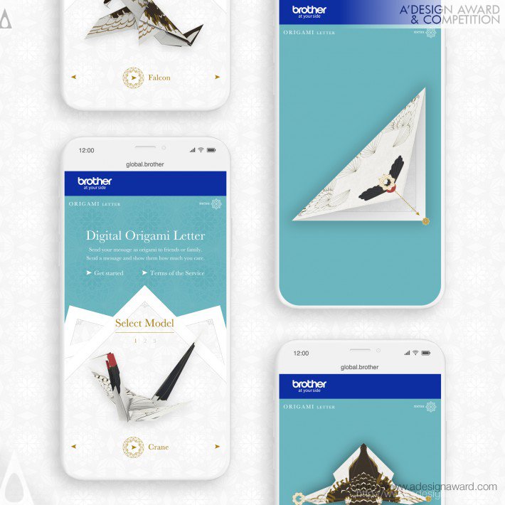 Aquaring Inc. - Origami Letter Messaging Tool